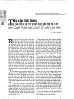 Tiếp cận thực trạng công tác bảo vệ và phát huy giá trị di tích theo tinh thần Luật Di sản văn hóa