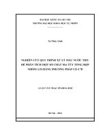 Nghiên cứu quy trình xử lý mẫu nước tiểu để phân tích một số chất ma túy tổng hợp nhóm ATS bằng phương pháp CE c4d (2) 