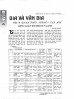 Bia và văn bia cung đình thời Nguyễn tại Huế  một di sản quí cần được chú ý bảo tồn