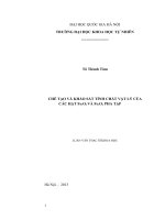 CHẾ tạo và KHẢO sát TÍNH CHẤT vật lý của các hạt fe3o4 và fe3o4 PHA tạp