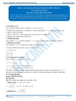 Chuyên đề 06  số phức kit1