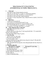 THAI NGOÀI TỬ CUNG Ở SỪNG