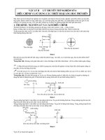 LÝ THUYẾT THÍ NGHIỆM SỐ 4 ĐIỀU CHỈNH VÀ SỬ DỤNG THIẾT BỊ QUANG HỌC PHỔ BIẾN