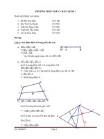 Tổng hợp bài tập toán hình học phổ thông phương pháp giảng dạy toán 2 (bản 2)
