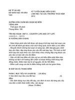 ĐỀ THI CÔNG CHỨC HÀ NỘI