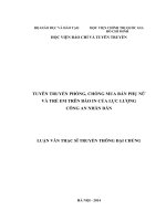 Tuyên truyền phòng, chống mua bán phụ nữ và trẻ em trên báo in