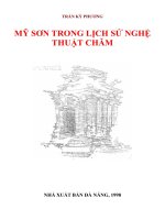 Mỹ sơn trong lịch sử nghệ thuật chăm   trần kỳ phương, 92 trang 