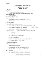 Giáo án lớp 3 buổi chiều tuần 7