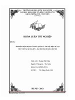 TÌM HIỂU HIỆN TRẠNG TỔ CHỨC QUẢN LÝ TÀI LIỆU ĐIỆN TỬ TẠI THƯ VIỆN TẠ QUANG BỬU – ĐẠI HỌC BÁCH KHOA HÀ NỘI