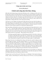 Chính sách công dựa trên thực chứng