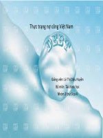 tình hình nợ công ở việt nam