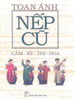 Nếp cũ cầm kỳ thi họa (NXB trẻ 2011)   toan ánh, 439 trang 