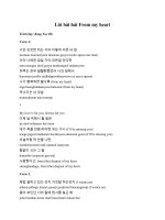 Loi bai hat from my heart  kang tae oh  5uprise