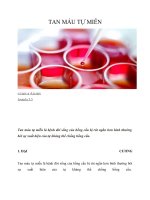 TAN máu tự MIỄN 