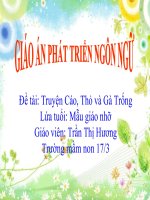 Truyen cao tho va ga trong