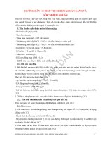 BDA huong dan ve dieu tri nhiem khuan nang va soc nhiem khuan 