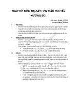 CTH dieu tri gay lien mau chuyen xuong dui 