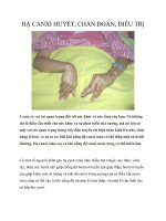 HẠ CANXI HUYẾT, CHẨN đoán, điều TRỊ 