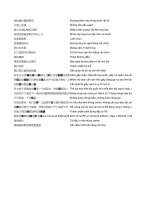 Từ mới dệt may Trung Việt