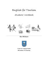 English for tourism  Studentss workbook