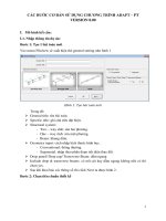 Các bước cơ bản sử dụng chương trình tính toán dự ứng lực bằng phần mềm Adapt PT V8