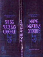 Những người bạn cố đô huế tập 1 1914 (NXB thuận hóa 1997)   đặng như tùng, 369 trang