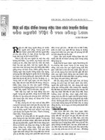 Một số đặc điểm trong việc làm nhà truyền thống của người Việt ở Ven sông Lam