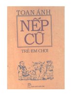Nếp cũ trẻ em chơi (NXB trẻ 2011)   toan ánh, 492 trang 
