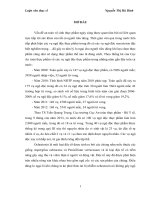 Xác định hàm lượng ochratoxin trong thực phẩm bằng phương pháp sắc ký lỏng hai lần khối phổ (LC MSMS)”  