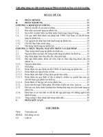 Tiểu luận tốt nghiệp: GIẢI PHÁP NÂNG CAO TÍNH TRANH TỤNG TẠI PHIÊN TOÀ HÌNH SỰ THEO TINH THẦN CẢI CÁCH TƯ PHÁP