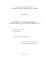 Hàm riêng của biến đổi chính tắc tuyến tính OF(a,b,c,d) cho trường hợp a + d = 2