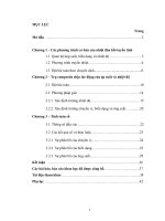 Trụ composite chịu tác động của áp suất và nhiệt độ