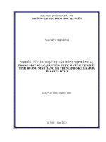 NGHIÊN CỨU ĐO HOẠT ĐỘ CÁC ĐỒNG VỊ PHÓNG XẠ TRONG MỘT SỐ LOẠI LƯƠNG THỰC Ở VÙNG VEN BIỂN TỈNH QUẢNG NINH BẰNG HỆ THỐNG PHỔ KẾ GAMMA PHÂN GIẢI CAO