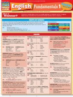 English fundamentals ( Ngữ pháp tiếng anh thiết kế dưới dạng tranh màu rất dễ nhớ )