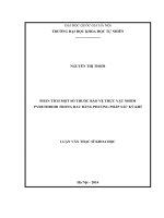PHÂN TÍCH MỘT SỐ THUỐC BẢO VỆ THỰC VẬT NHÓM PYRETHROID TRONG RAU BẰNG PHƯƠNG PHÁP SẮC KÝ KHÍ