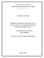 NGHIÊN CỨU ĐÁNH GIÁ KHẢ NĂNG XỬ LÝ CỦA BÙN ĐỎ TÂY NGUYÊN ĐỐI VỚI MỘT SỐ ION ĐỘC HẠI TRONG NƯỚC
