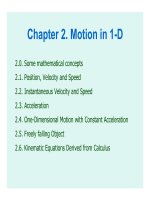 Bài giảng vật lý đại cương chương 2