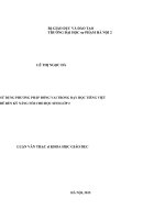 Sử dụng phương pháp đóng vai trong dạy học tiếng việt để rèn kỹ năng nói cho học sinh lớp 2 