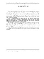 Chuyên đề  “một vài tình huống sư phạm trong công tác dạy học và biện pháp giải quyết”