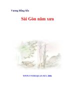 Sài gòn năm xưa   vương hồng sển 