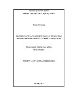 PHÁT HIỆN NGƯỜI MANG GEN BỆNH TĂNG sản THƯỢNG THẬN THỂ THIẾU ENZYM 21  HYROXYLASE BẰNG kỹ THUẬT MLPA (tóm tắt)
