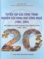 Tuyển Tập Các Công Trình Nghiên Cứu Khoa Học Công Nghệ (1984-2004)