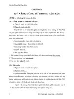 Bài giảng Tiếng việt thực hành