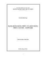 Dạng hằng đẳng thức của bất đẳng thức cauchy schwarz 