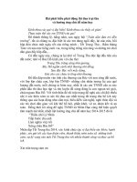 Bai phat bieu phat dong thi dua trai thu