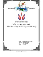 Thu hồi nhiệt thải nhà máy sản xuất xi măng