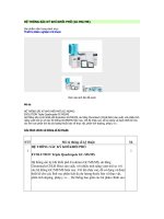 HỆ THÔNG SẮC KÝ KHÍ KHỐI PHỔ (GC MSMS)