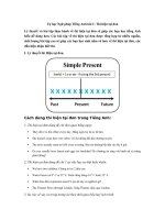 tu hoc ngu phap tieng anh bai 1 thi hien tai don