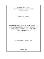 Nghiên cứu khả năng sử dụng vi sinh vật để ức chế quá trình quorum sensing của các vi khuẩn vibrio gây bệnh trên động vật thủy sản 