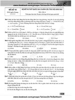 Bộ đề thi THPT quốc gia chuẩn cấu trúc bộ giáo dục môn vật lý (đề số 18)